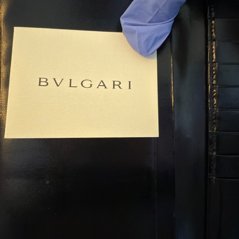 Bvlgari Long Bifold Wallet